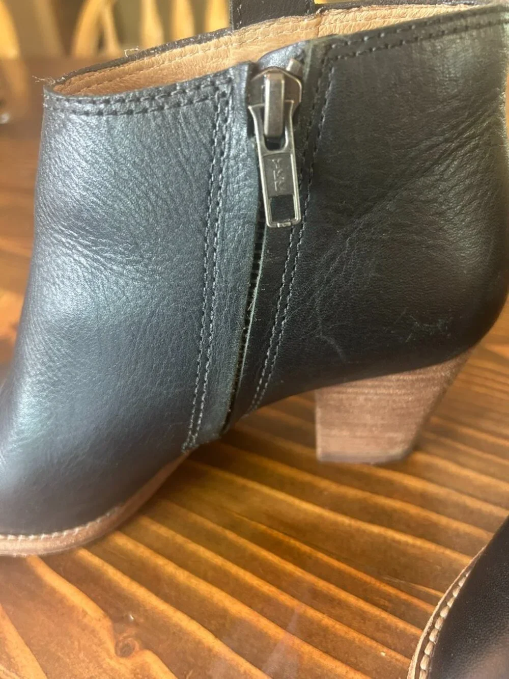 Madewell Black leather Ankle Boots 6.5